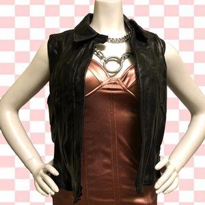Vintage Ann Taylor Leather Vest